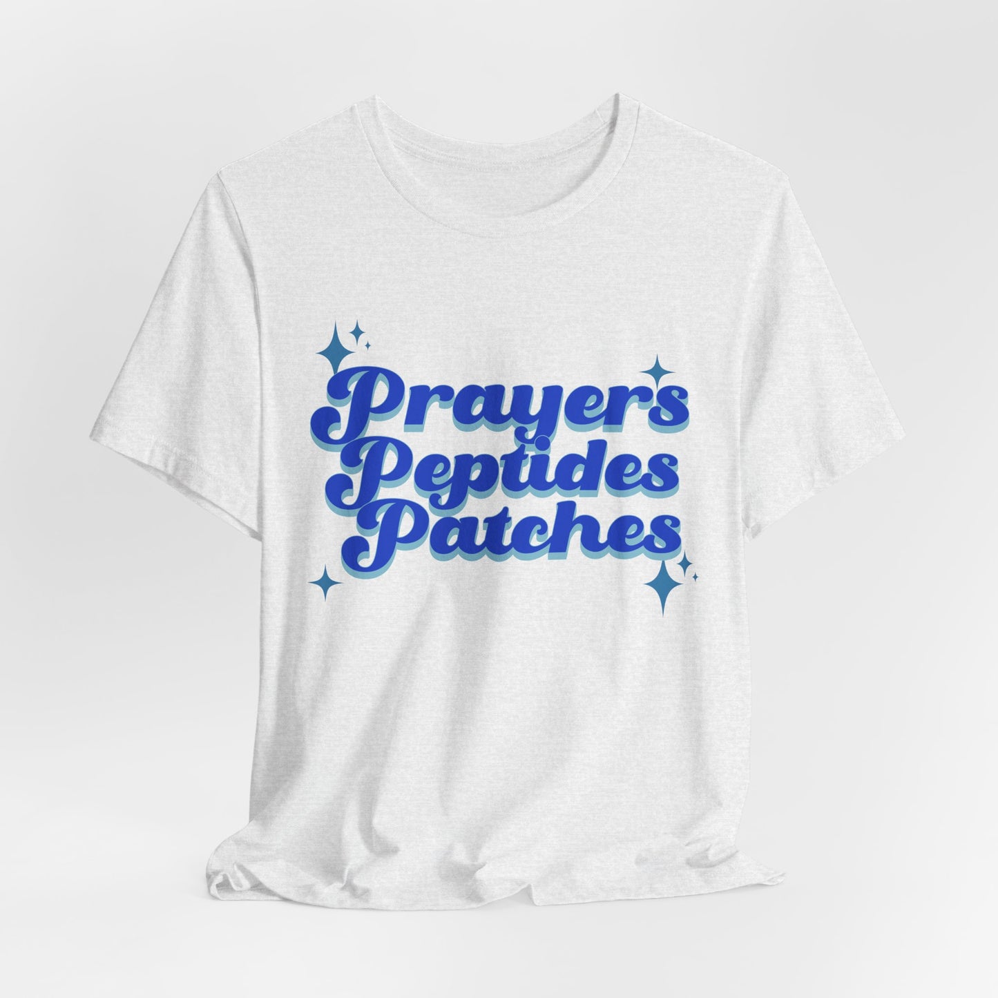 Prayers Peptides Patches Tee