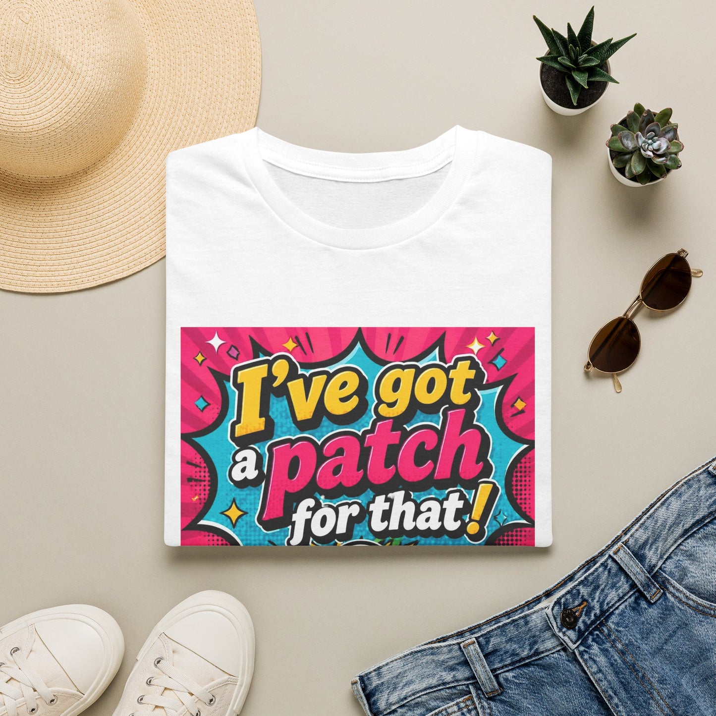 I've Got a Patch for That T-Shirt — Funny Retro Comic Graphic Tee