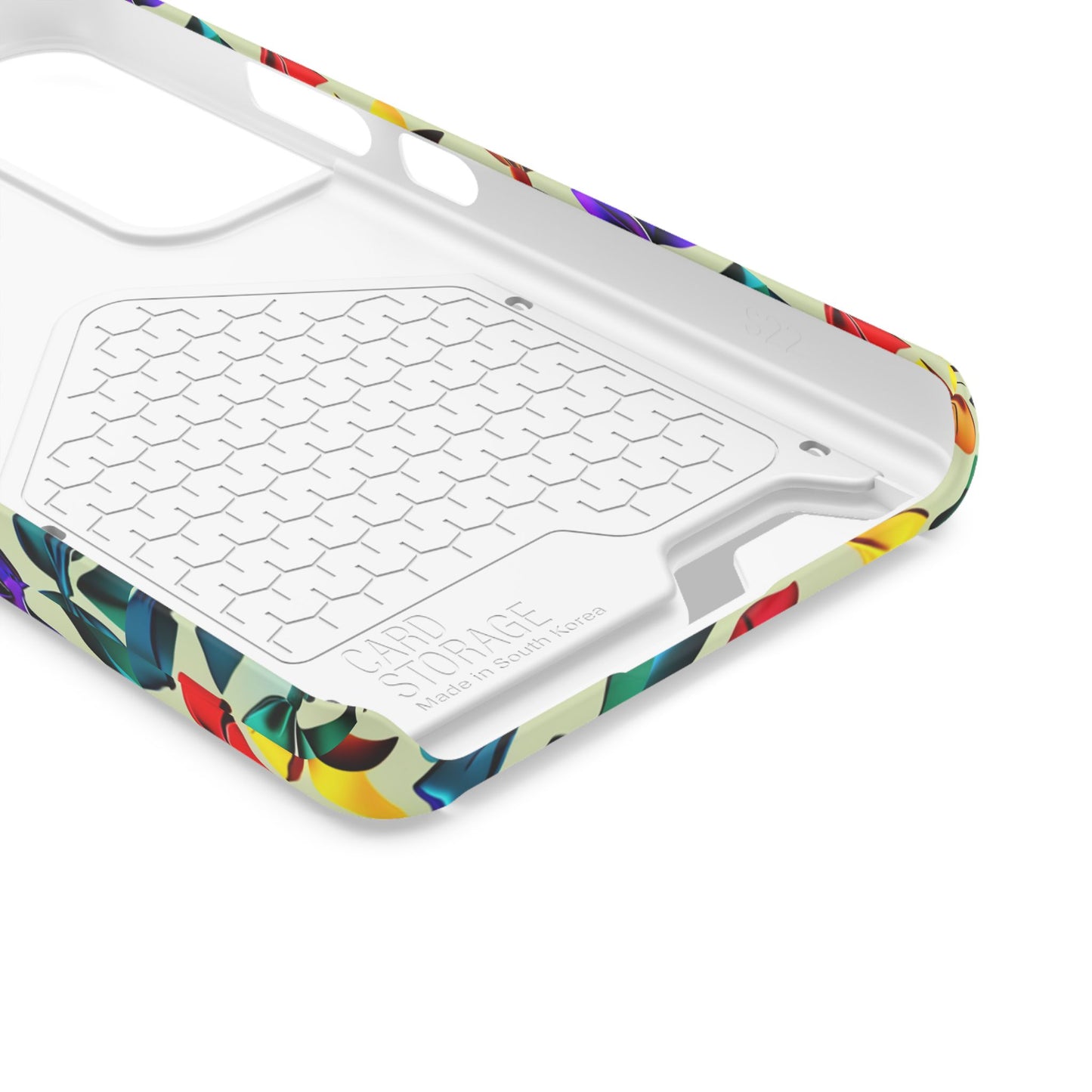 Colorful Bow Pattern Phone Card Case — Slim Wallet Phone Case