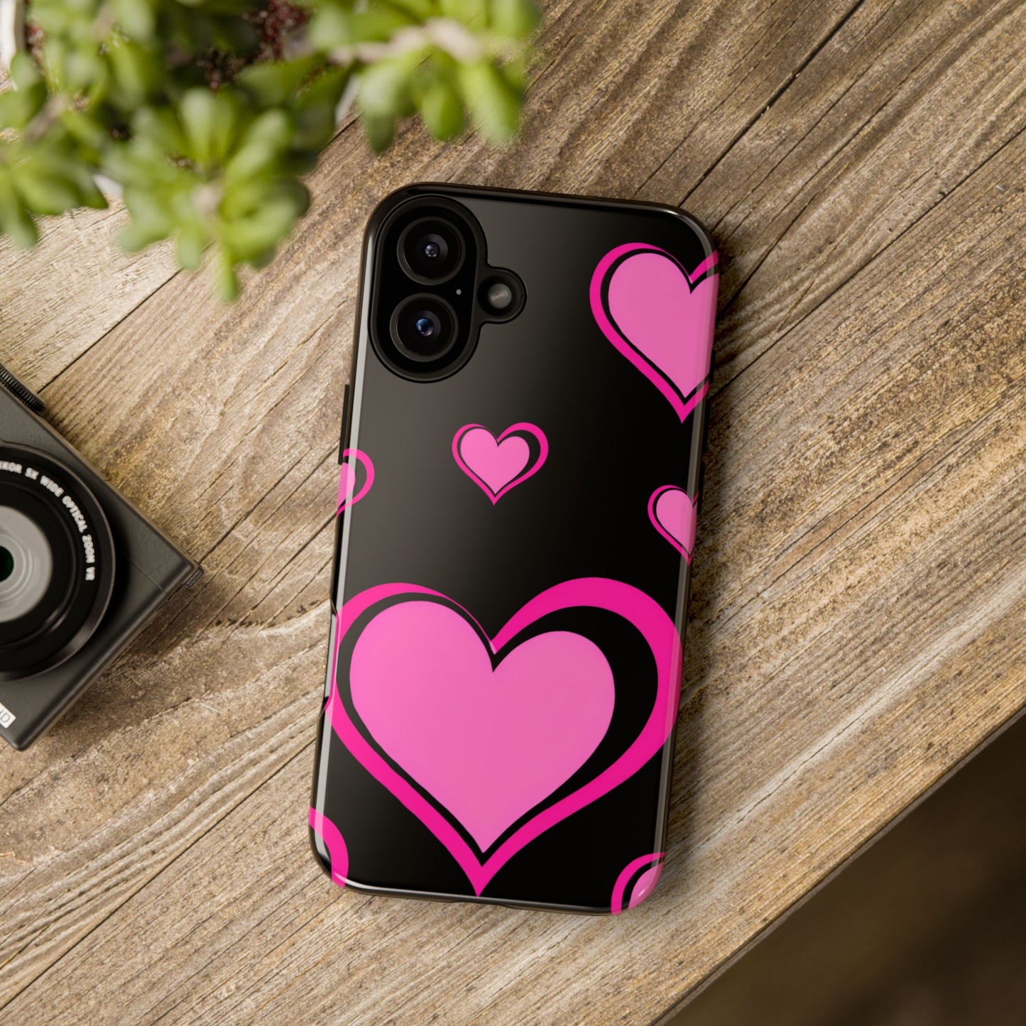 Pink Heart Tough Cases