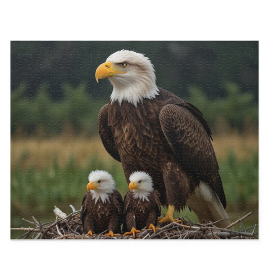 Eagle and Eaglets Puzzle (120, 252, 500-Piece)