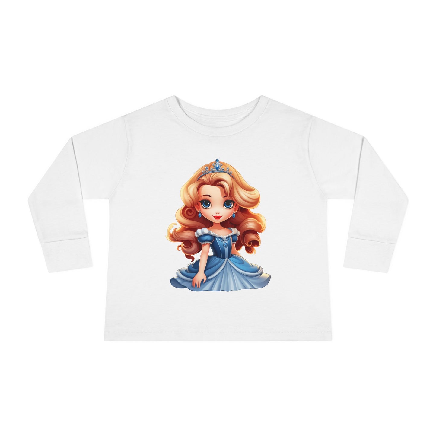 Toddler Princess Long Sleeve Tee, Sweet Princess Shirt, Kids Birthday Gift, Toddler Clothing, Fairytale Outfit, Cute Baby Tee