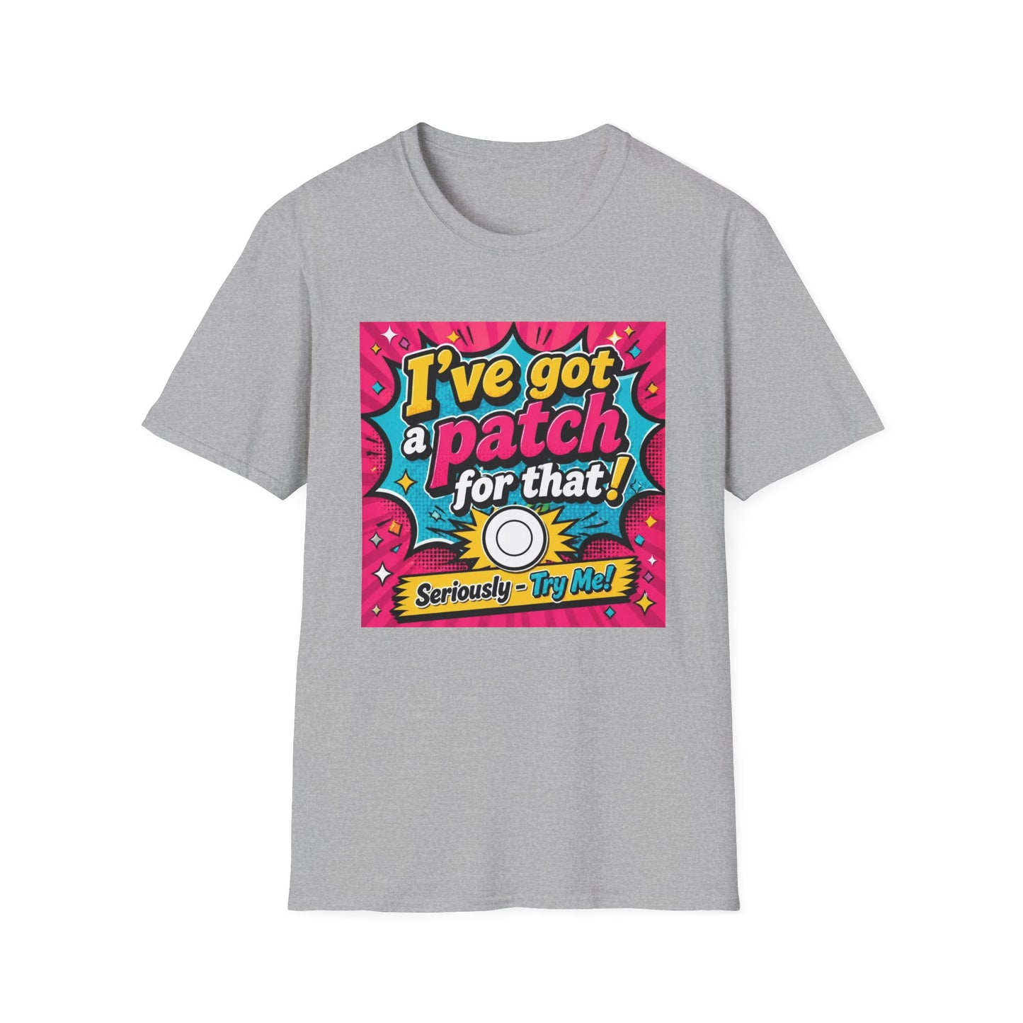 I've Got a Patch for That T-Shirt — Funny Retro Comic Graphic Tee