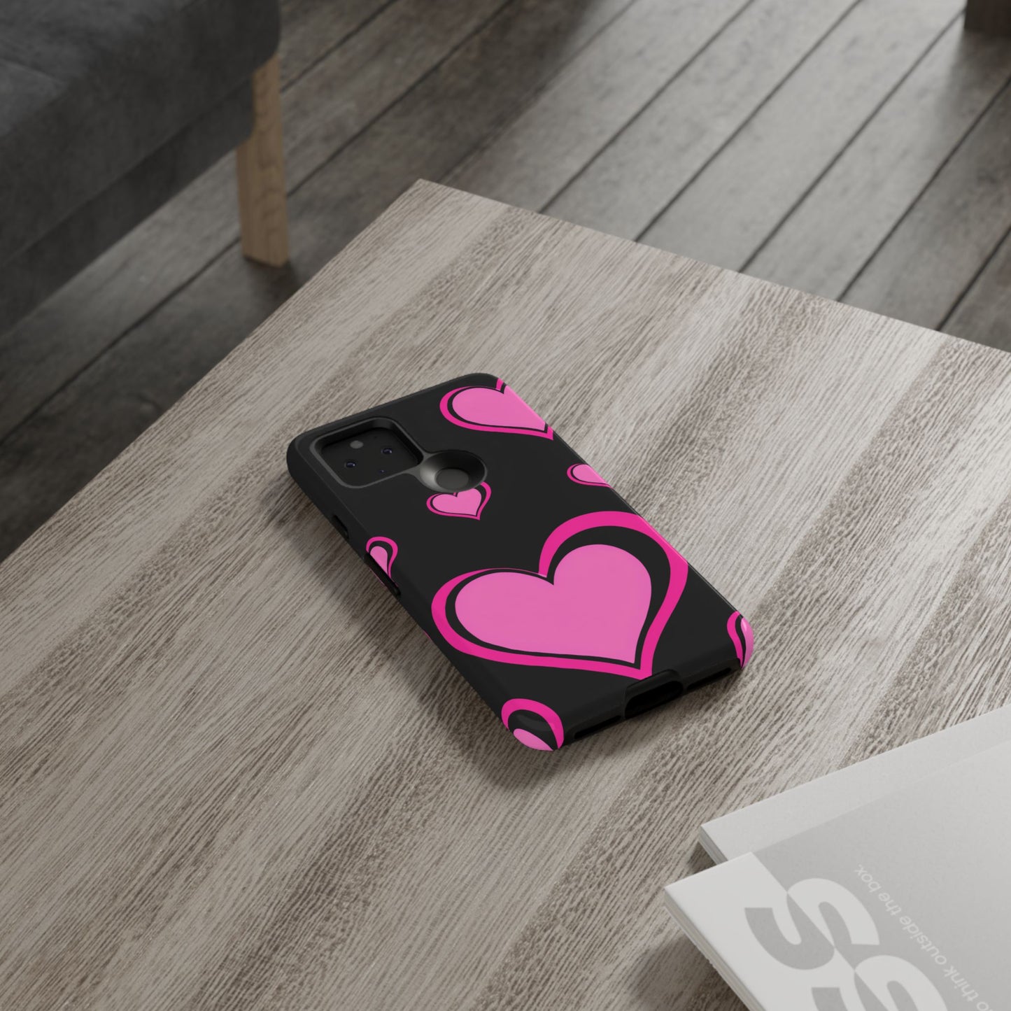 Pink Heart Tough Cases