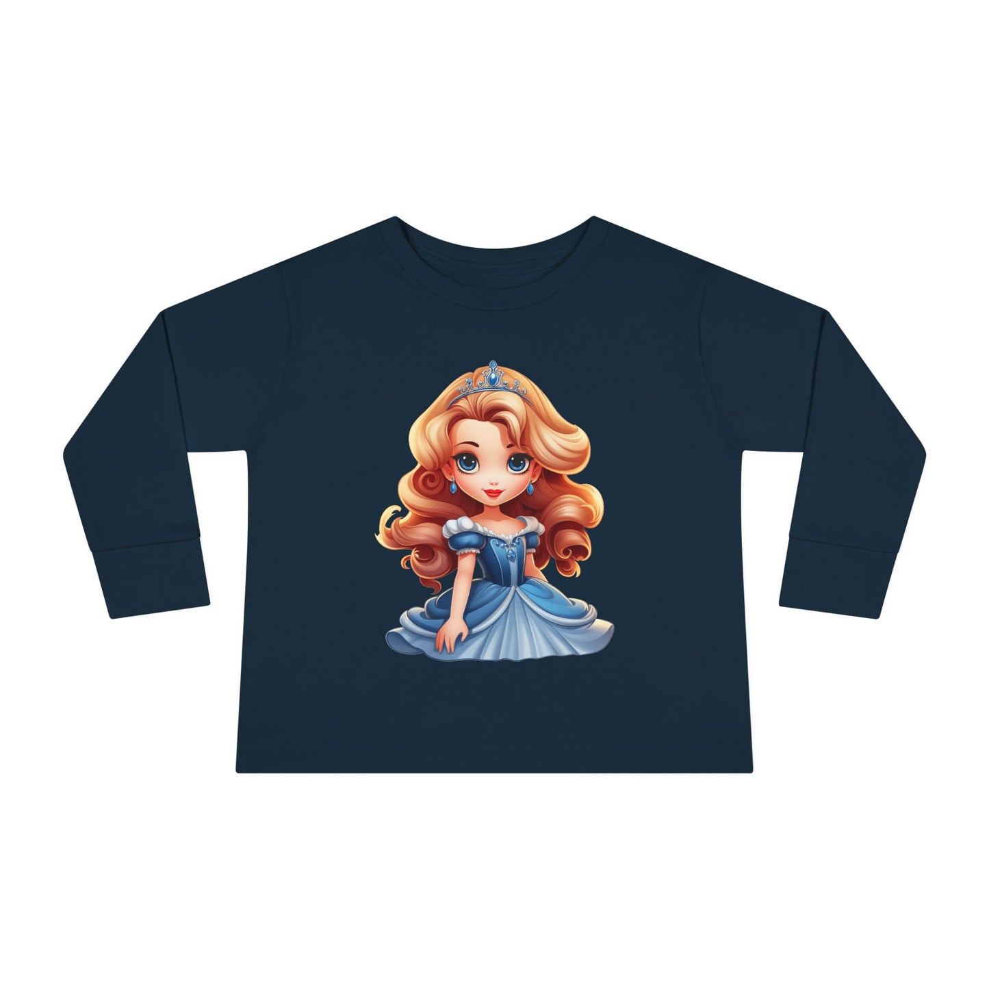 Toddler Princess Long Sleeve Tee, Sweet Princess Shirt, Kids Birthday Gift, Toddler Clothing, Fairytale Outfit, Cute Baby Tee