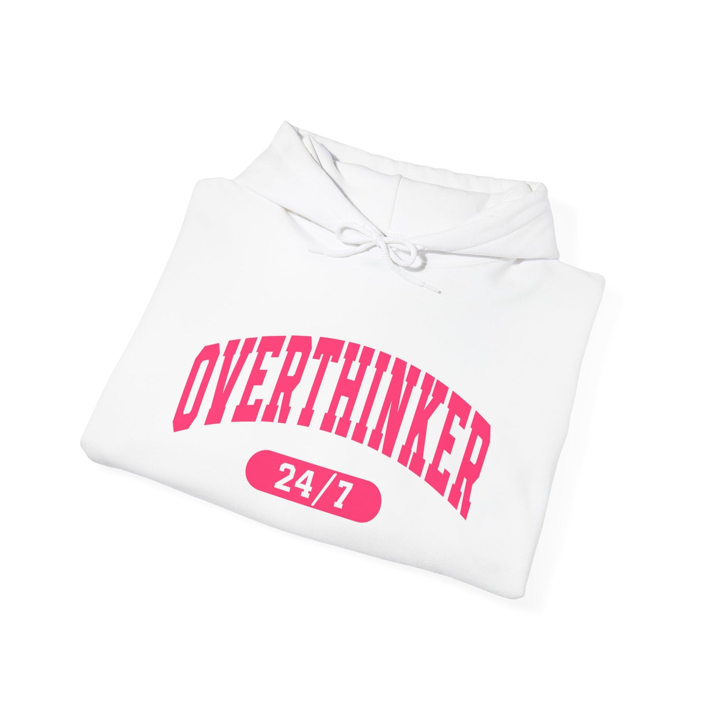 Overthinker 24/7 Hoodie — Funny Mental Health & Anxiety Awareness Sweatshirt