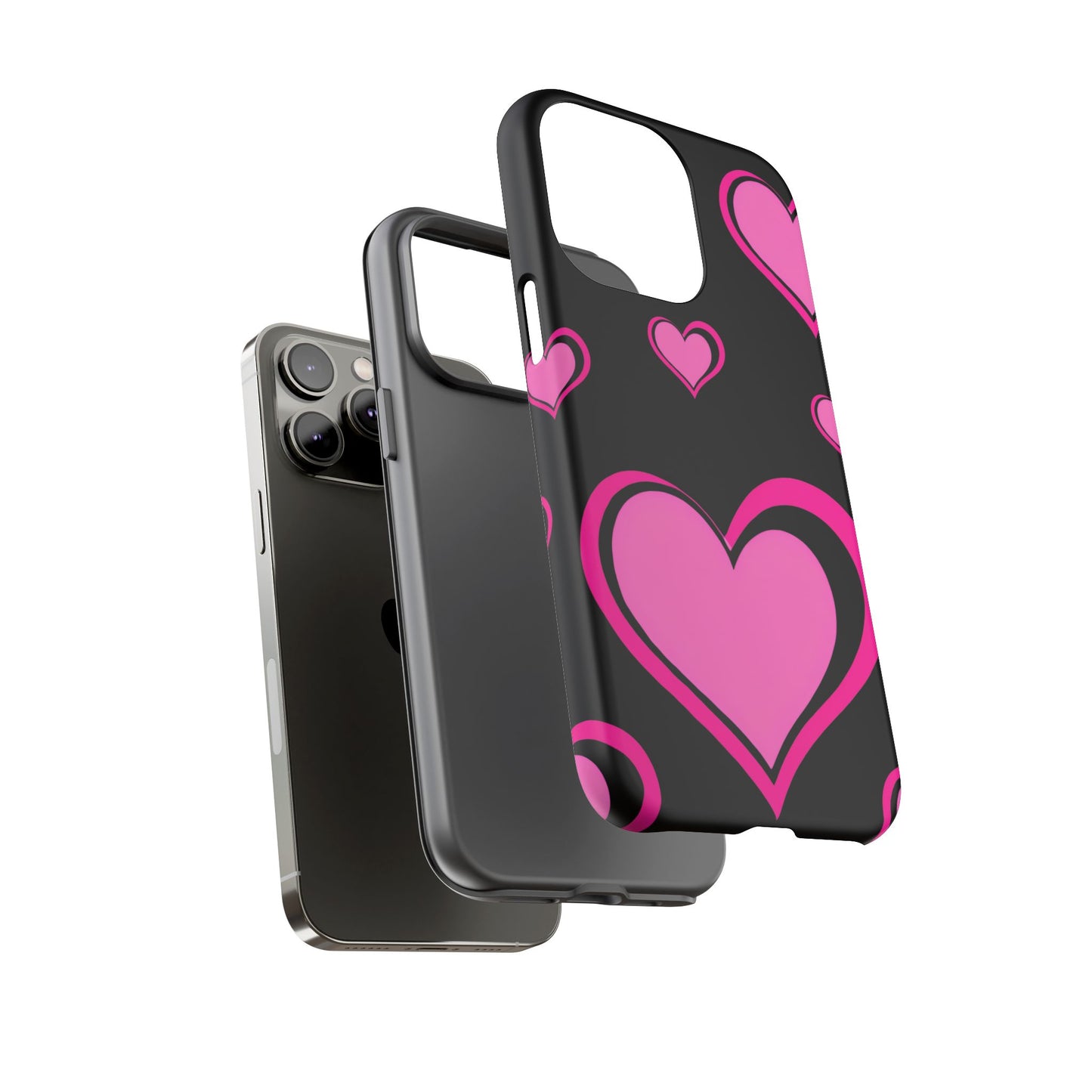 Pink Heart Tough Cases