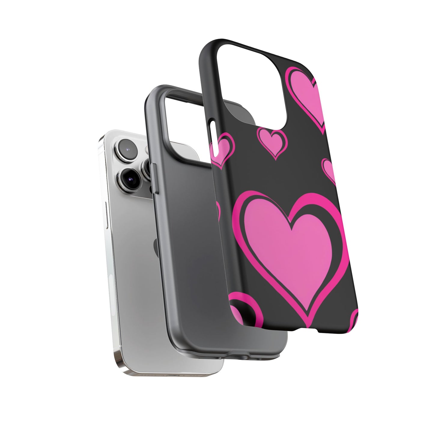 Pink Heart Tough Cases