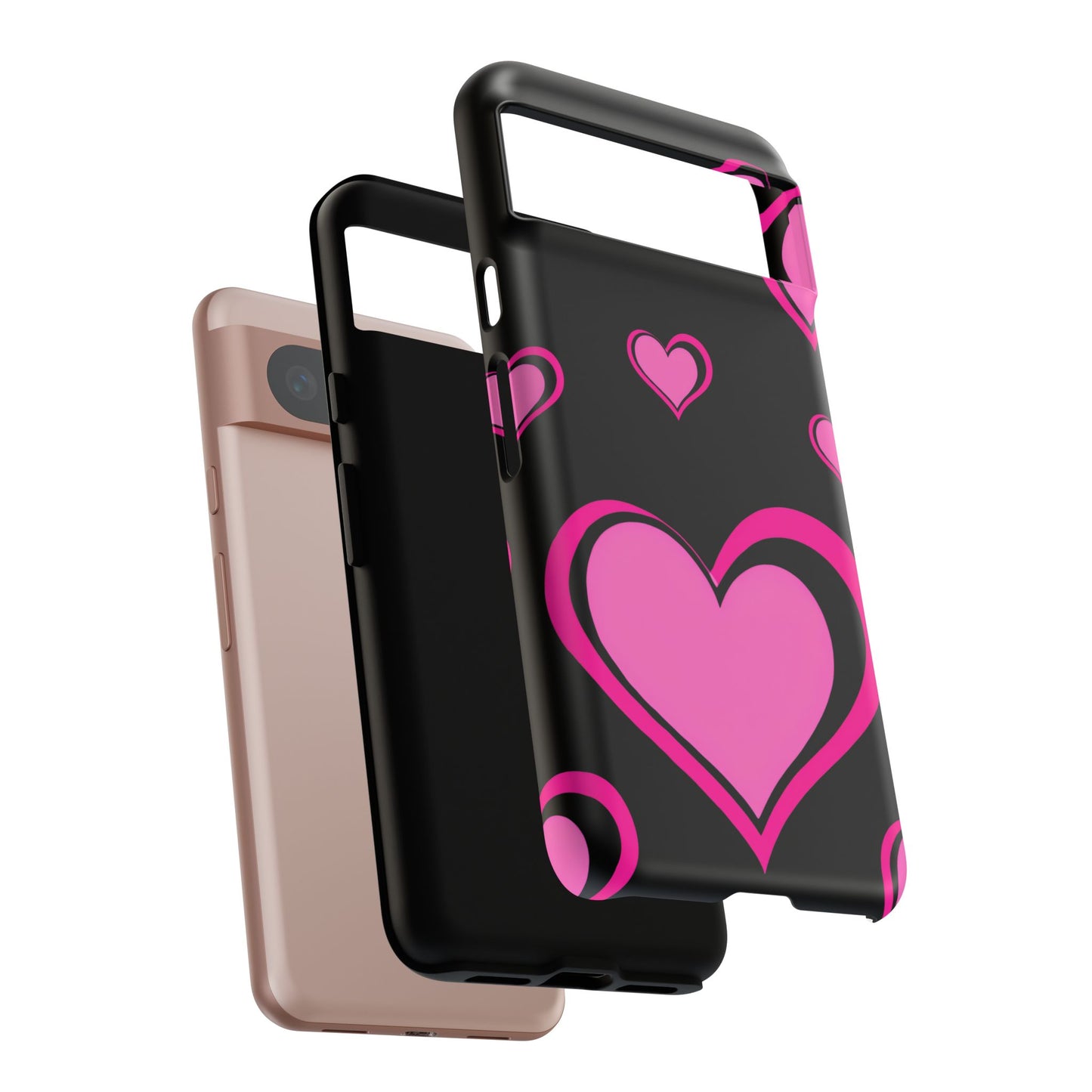 Pink Heart Tough Cases