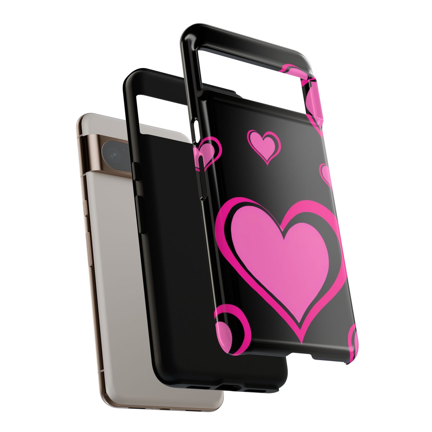 Pink Heart Tough Cases