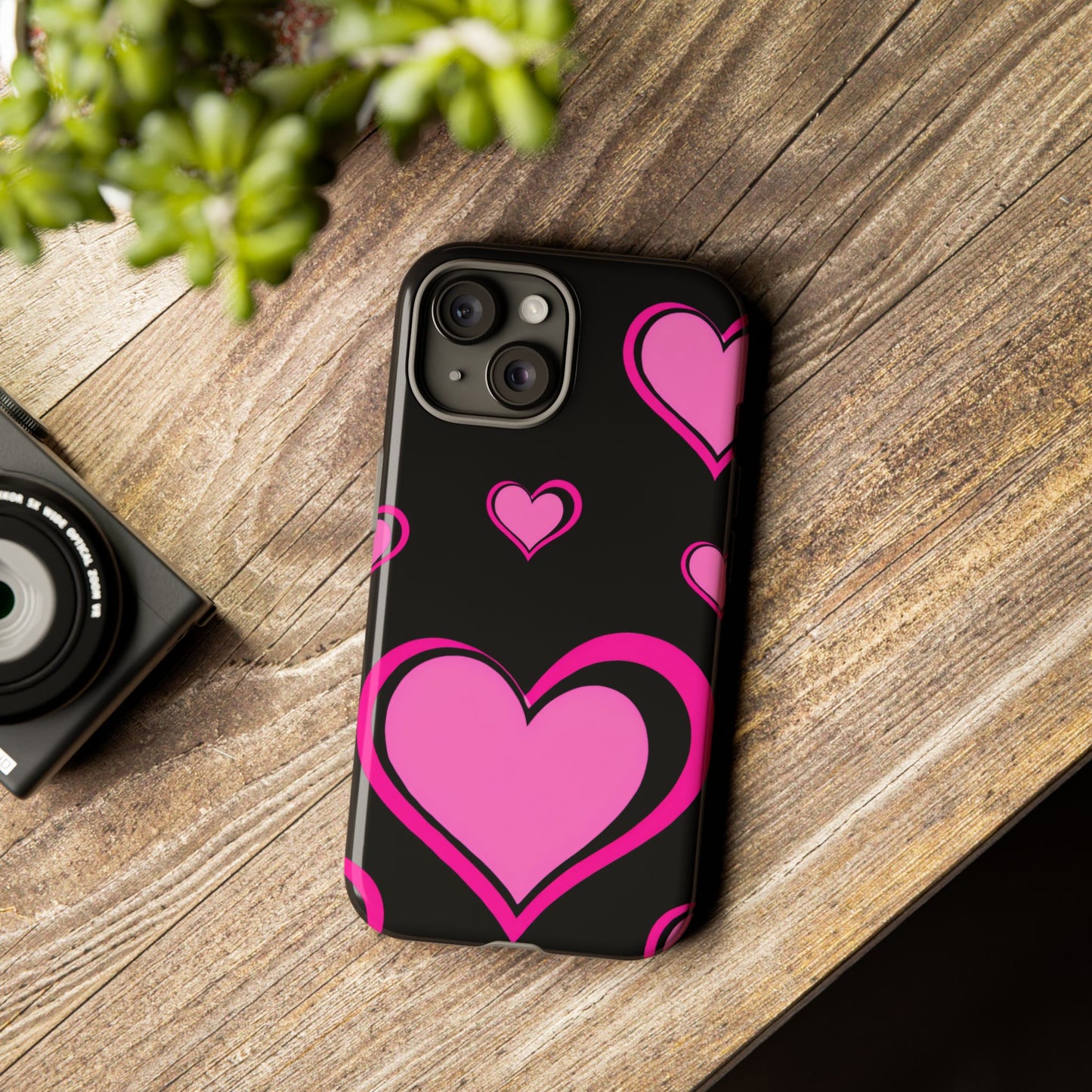 Pink Heart Tough Cases