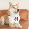Love America Pet Bandana Collar