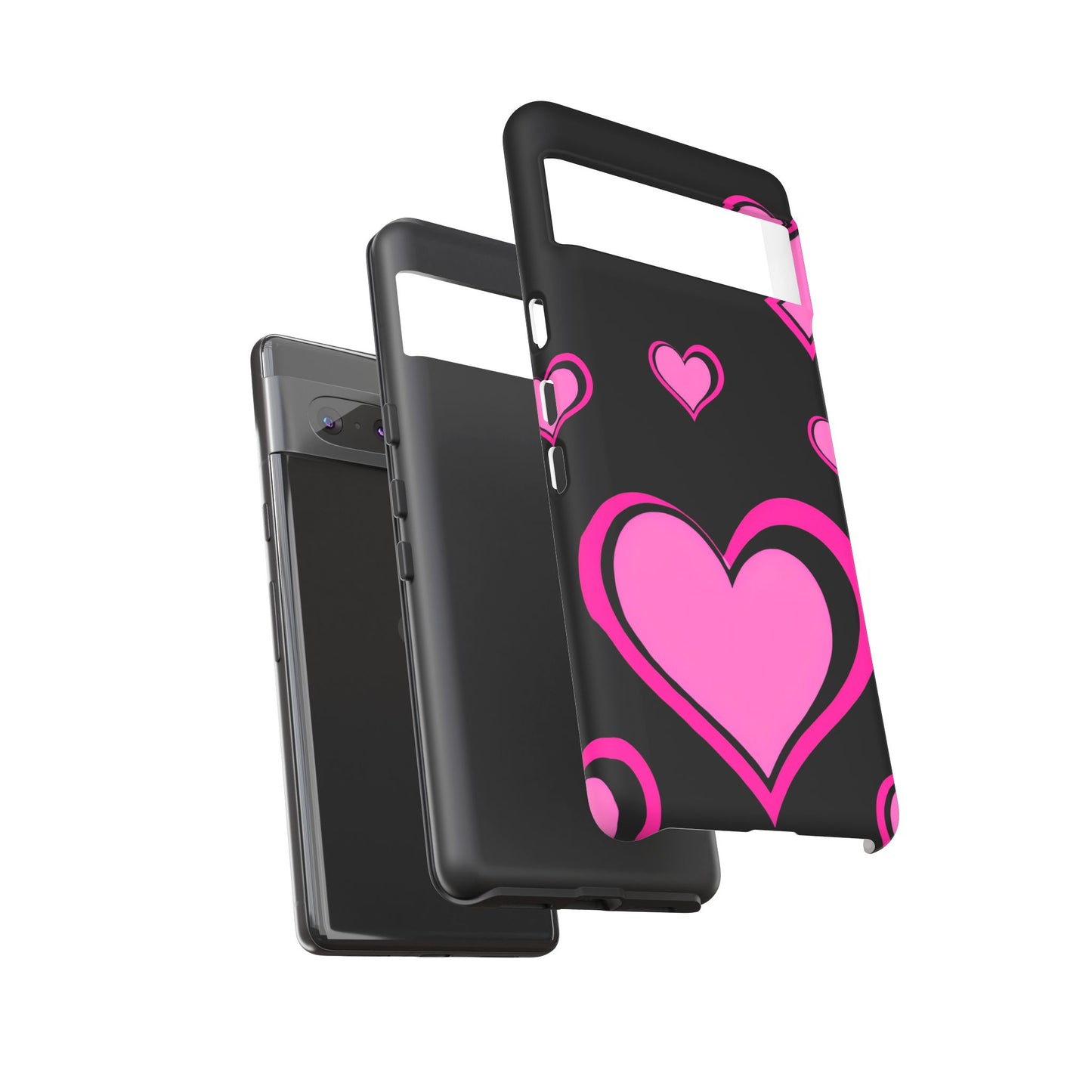 Pink Heart Tough Cases