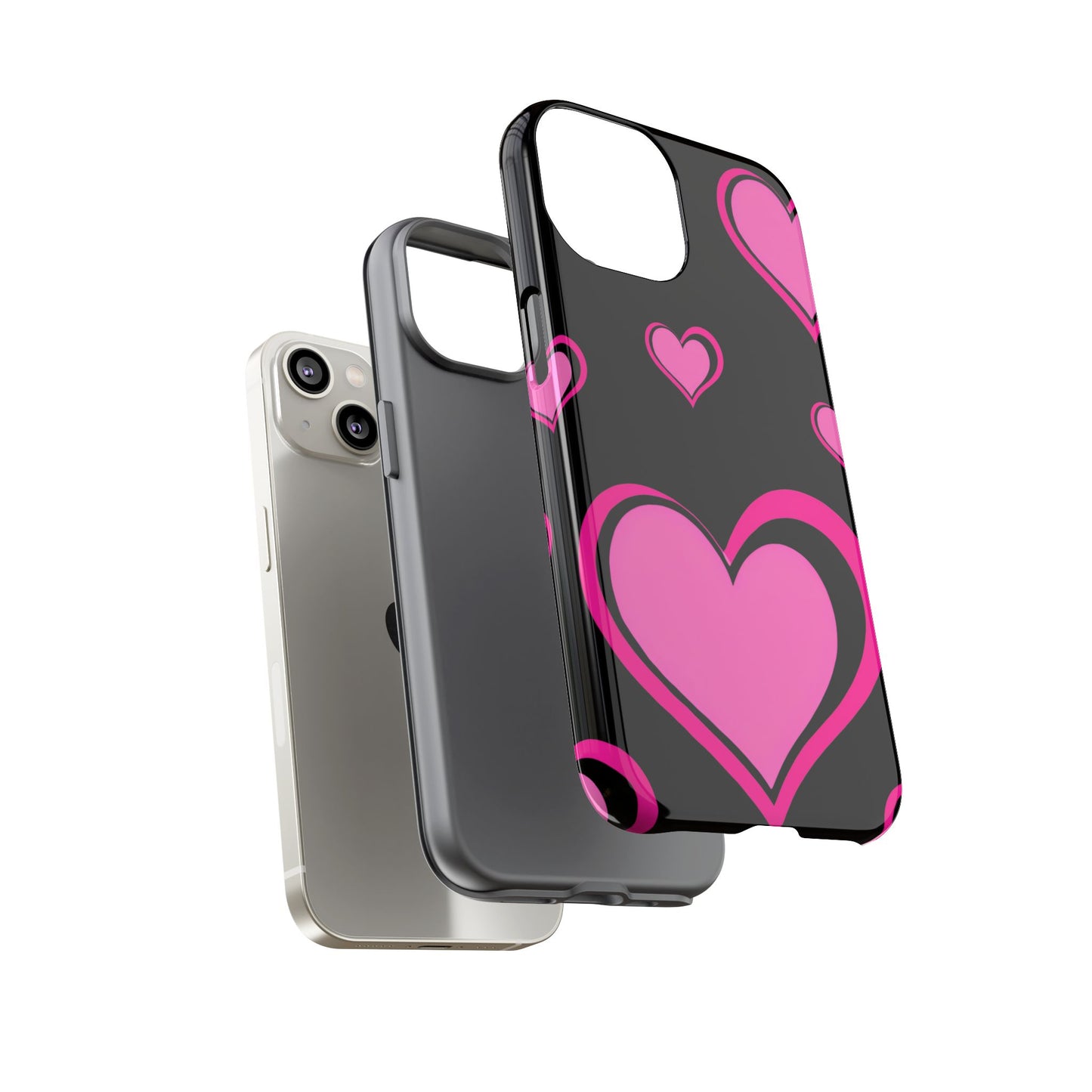 Pink Heart Tough Cases