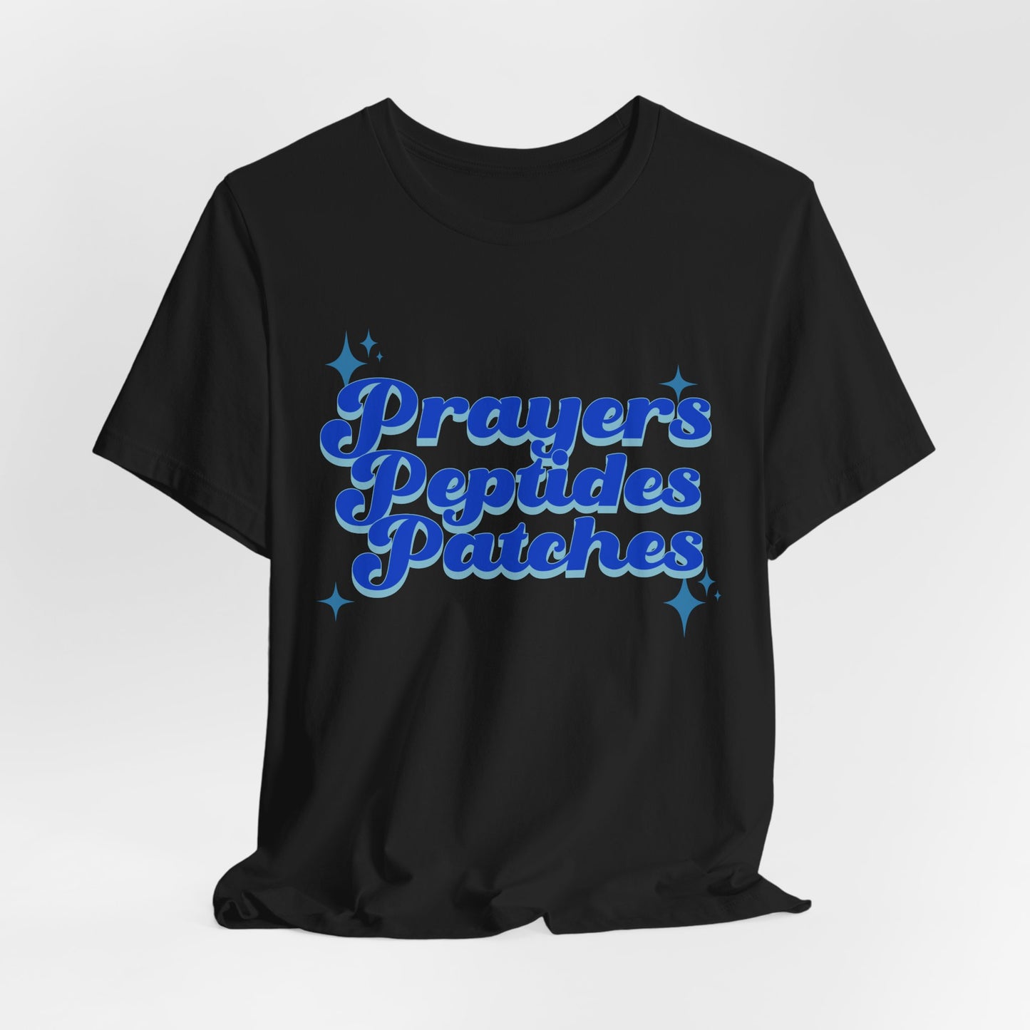 Prayers Peptides Patches Tee