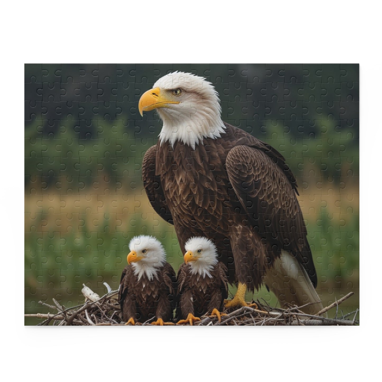 Eagle and Eaglets Puzzle (120, 252, 500-Piece)