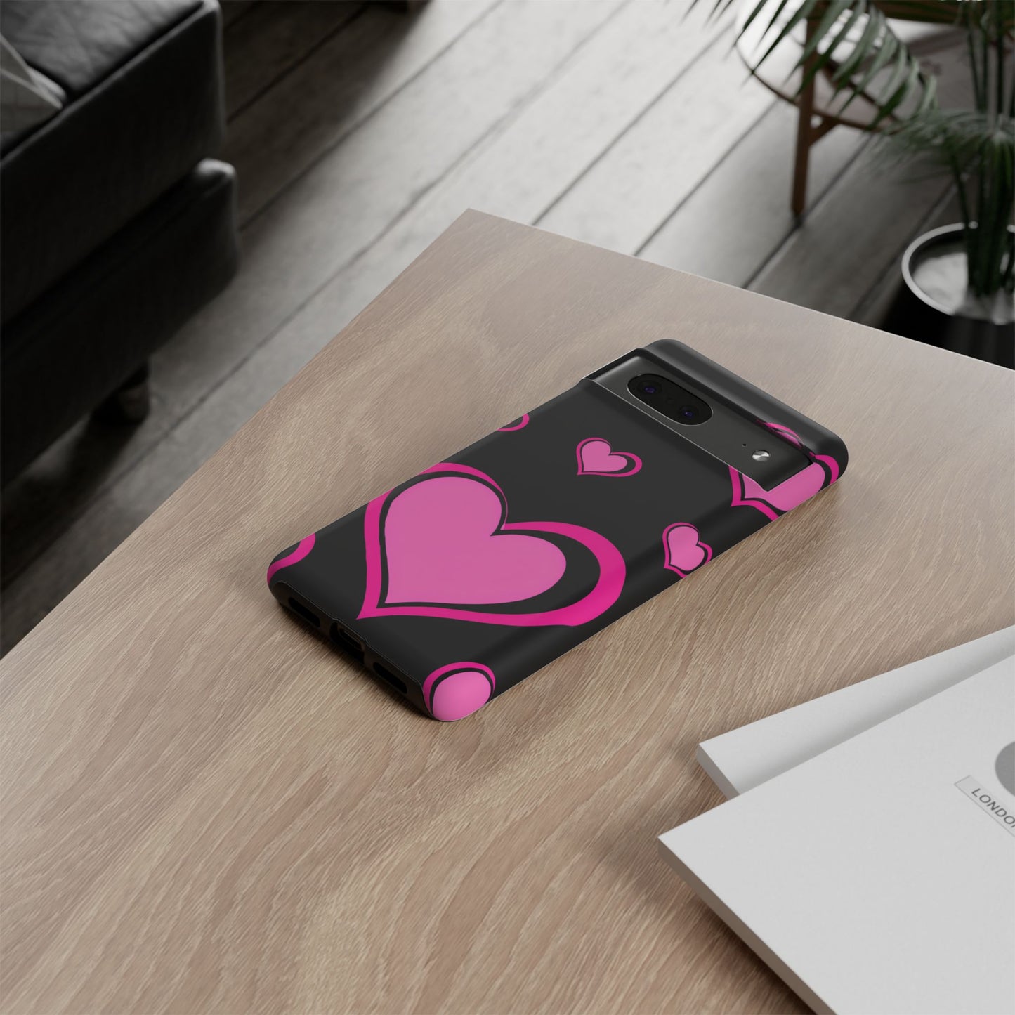 Pink Heart Tough Cases