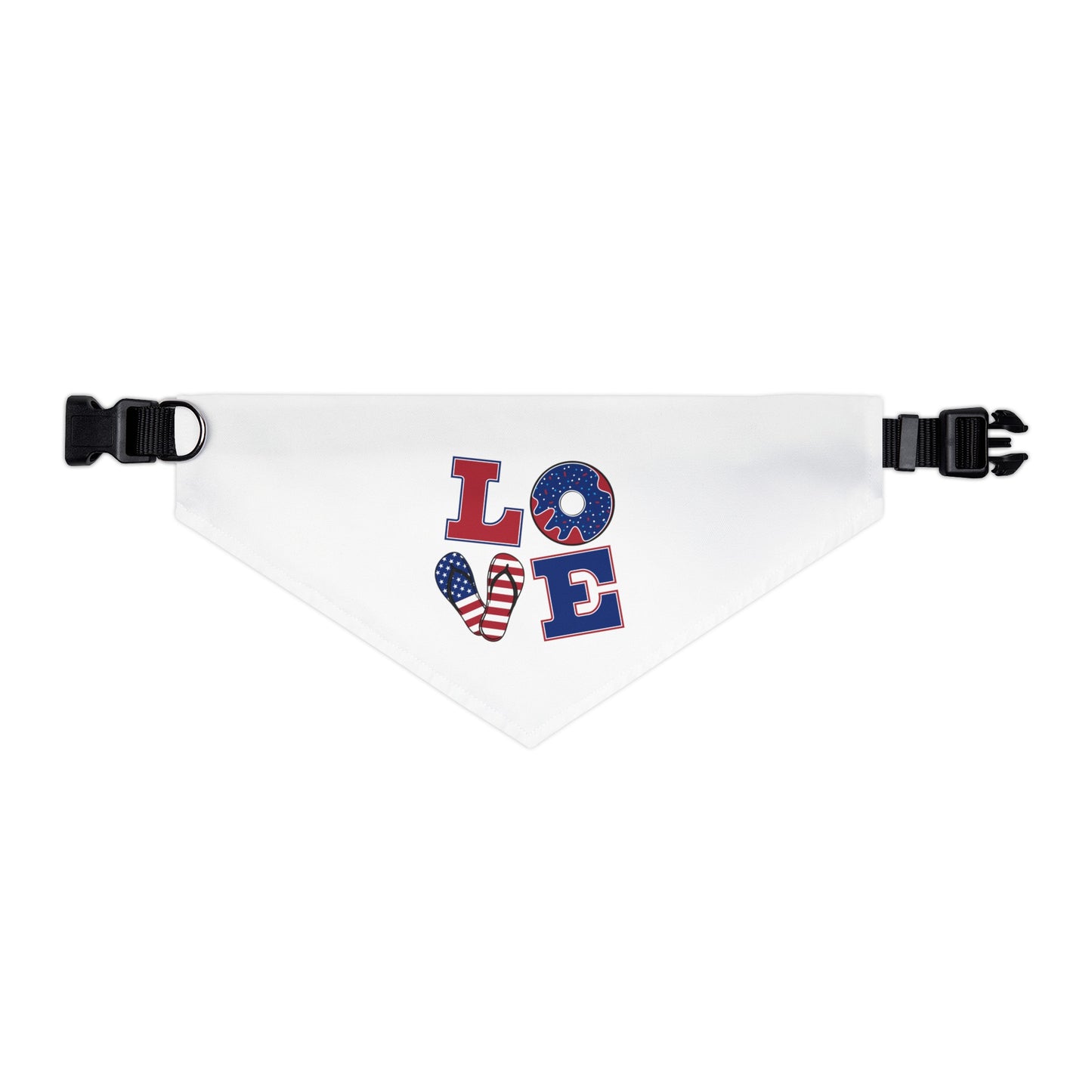 Love America Pet Bandana Collar