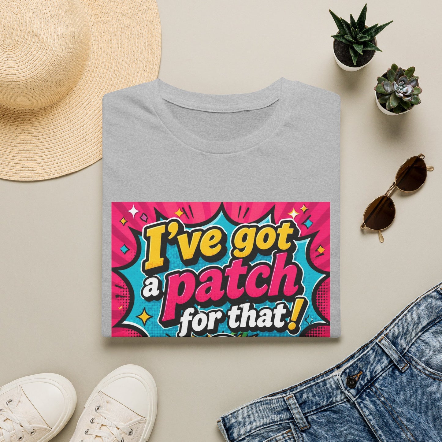 I've Got a Patch for That T-Shirt — Funny Retro Comic Graphic Tee