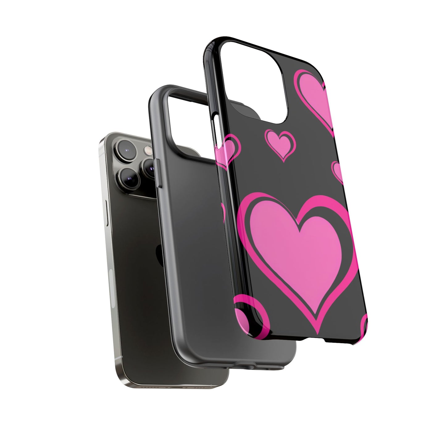 Pink Heart Tough Cases