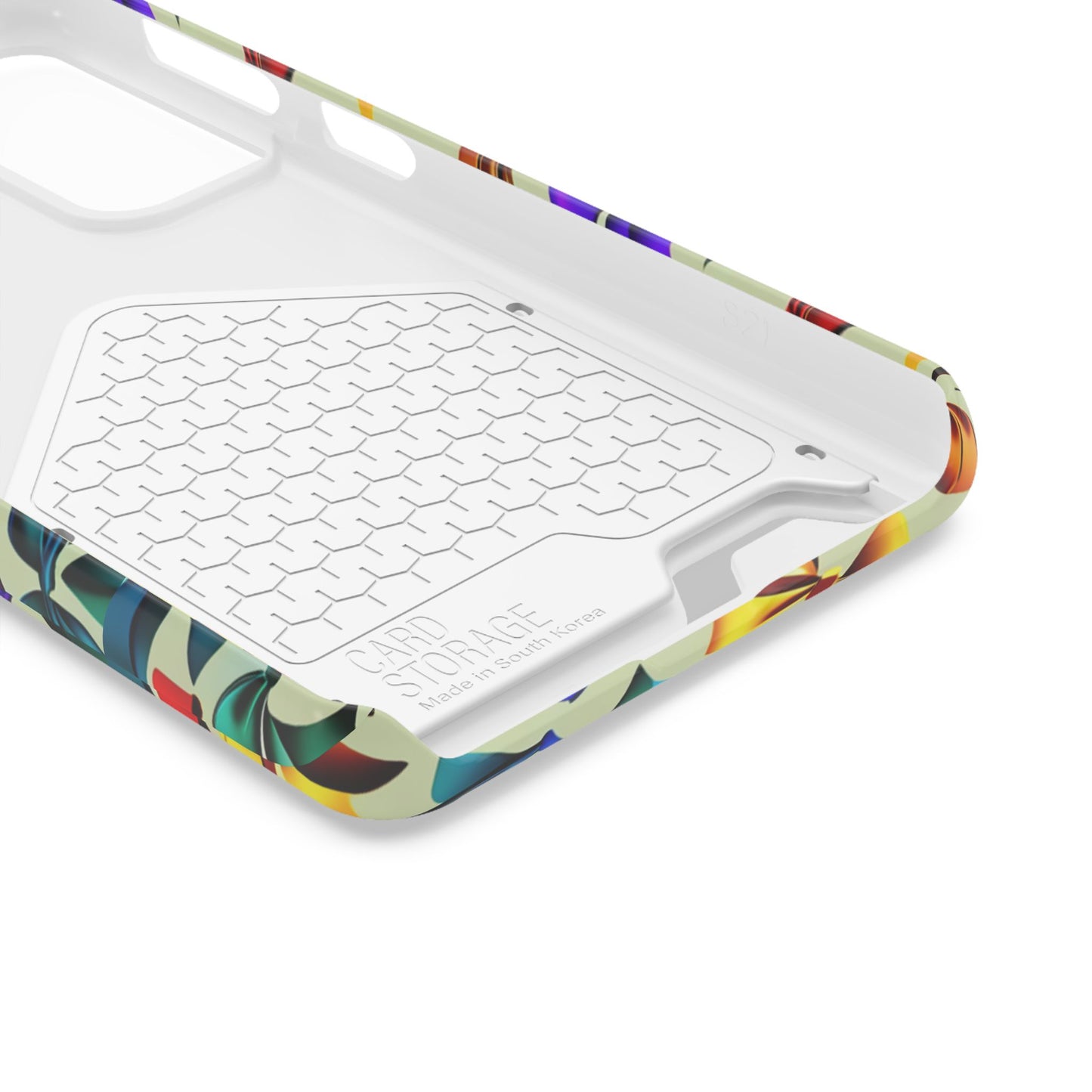 Colorful Bow Pattern Phone Card Case — Slim Wallet Phone Case