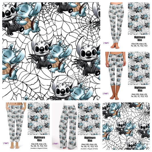 Nightmare Kiss kids leggings