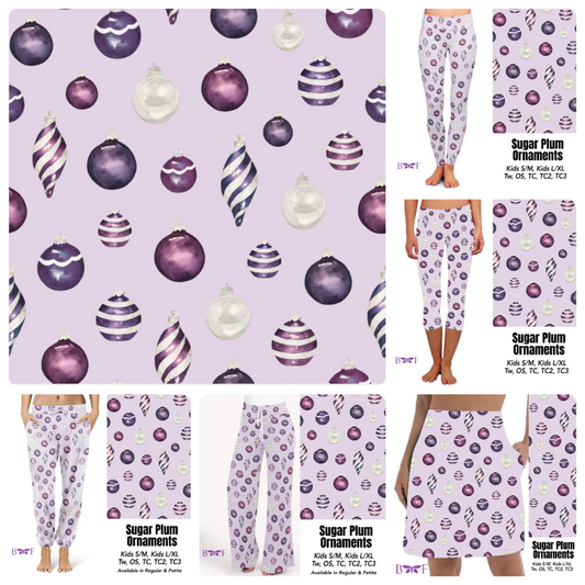 Sugar Plum Ornaments Leggings and Skorts