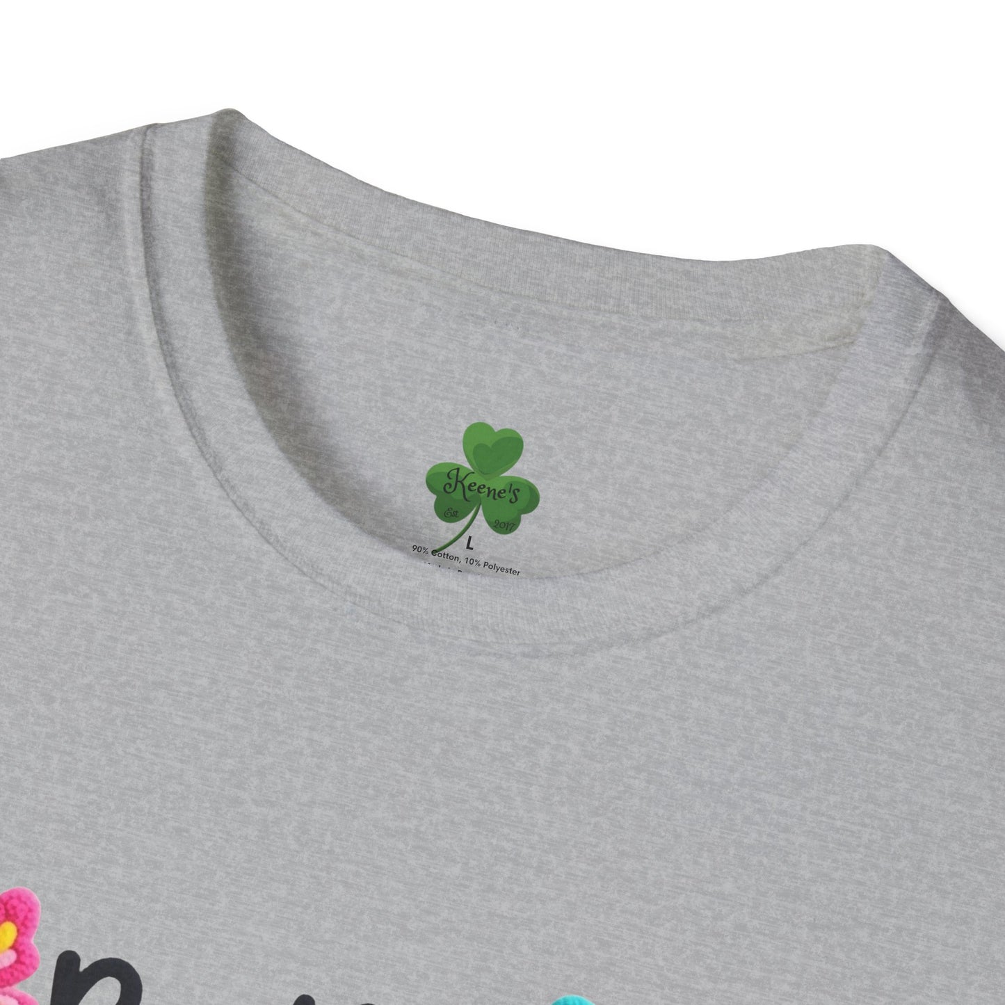 Be the Reason Someone Smiles Today T-Shirt — Colorful Butterfly & Floral Positive Quote Tee