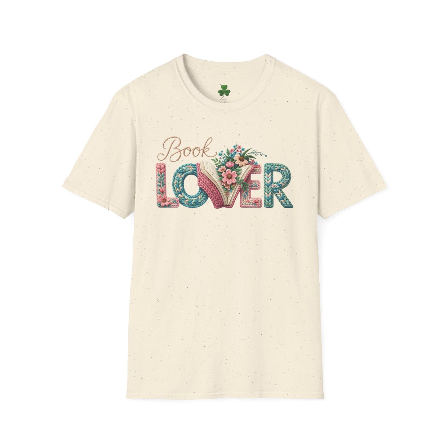 Book Lover T-Shirt — Floral Vintage 'Book Lover' Graphic Tee