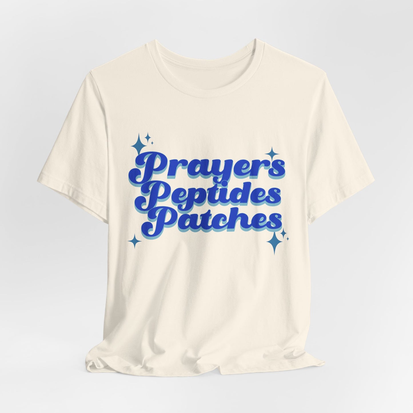 Prayers Peptides Patches Tee