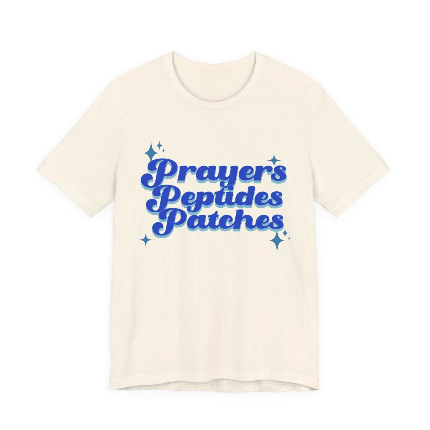 Prayers Peptides Patches Tee