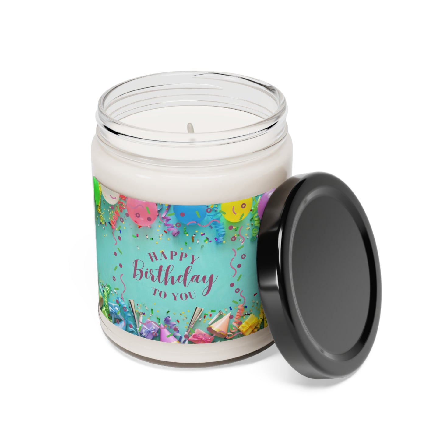 Party Hats Happy Birthday Scented Soy Candle, 9oz