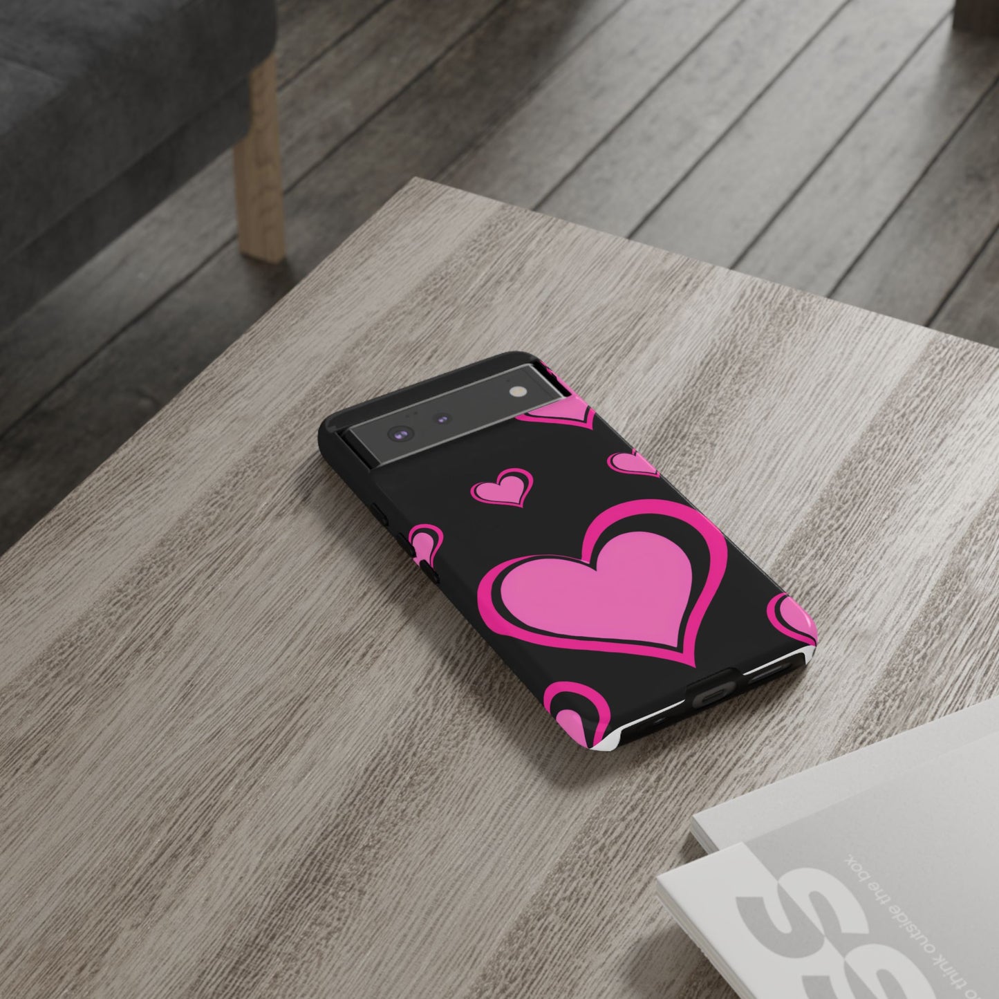 Pink Heart Tough Cases