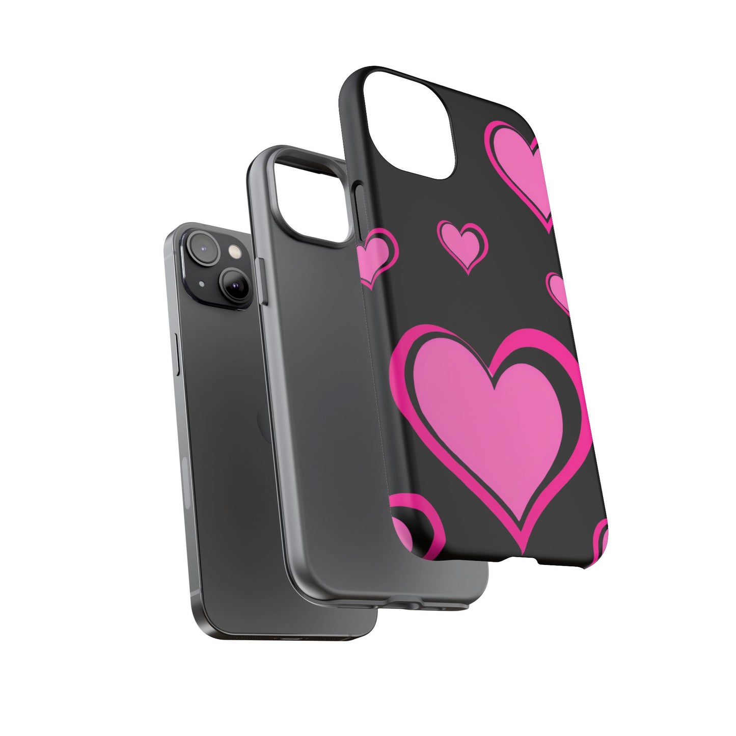 Pink Heart Tough Cases