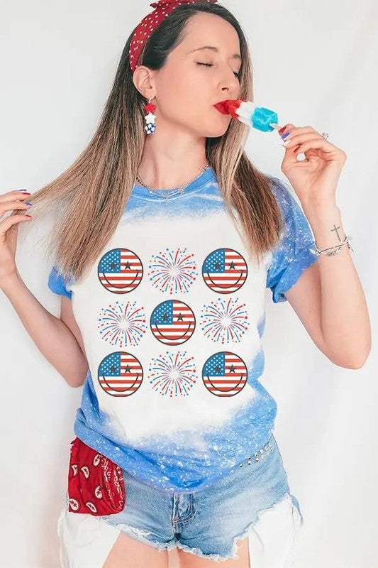 Youth Happy Fireworks Graphic Tee
