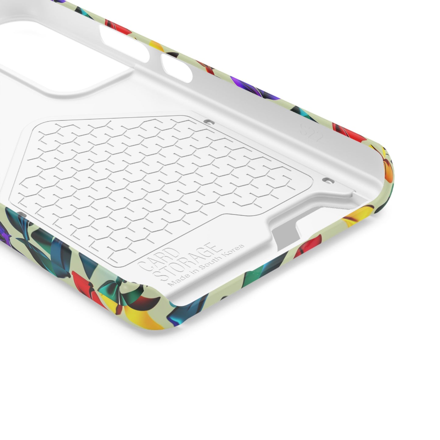 Colorful Bow Pattern Phone Card Case — Slim Wallet Phone Case