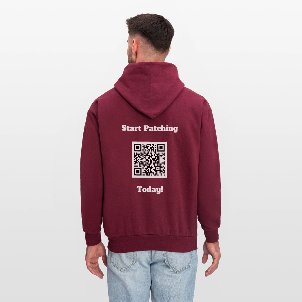 Are you into your health? - Men's Hoodie - burgundy