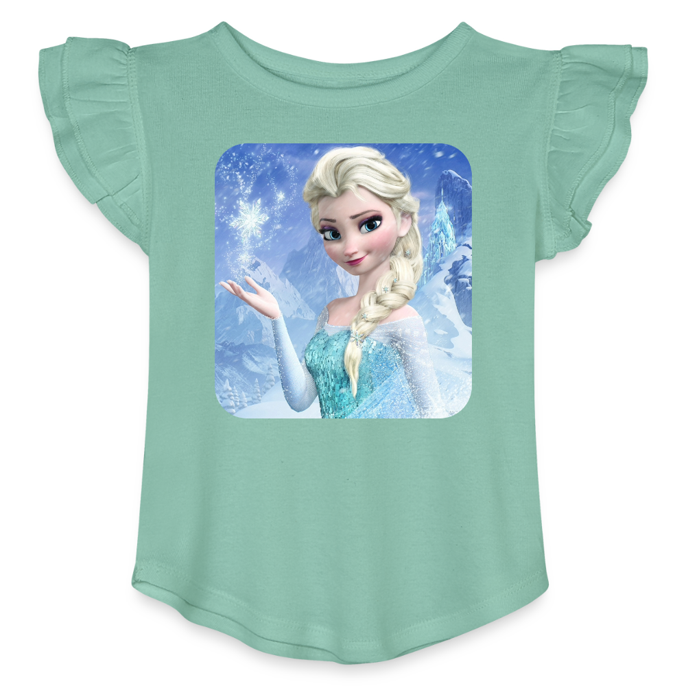 Princess Toddler Girls Flutter T-shirt - saltwater