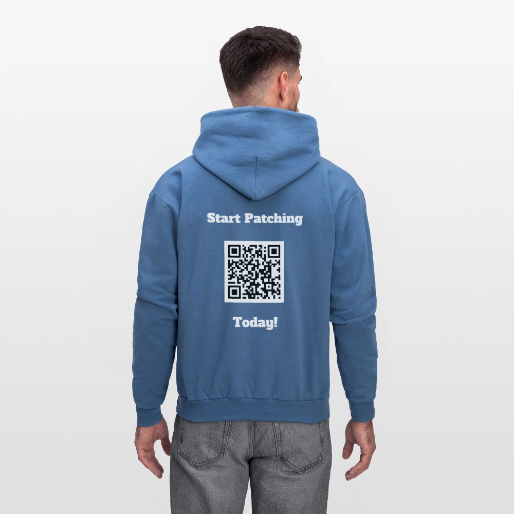 Are you into your health? - Men's Hoodie - denim blue