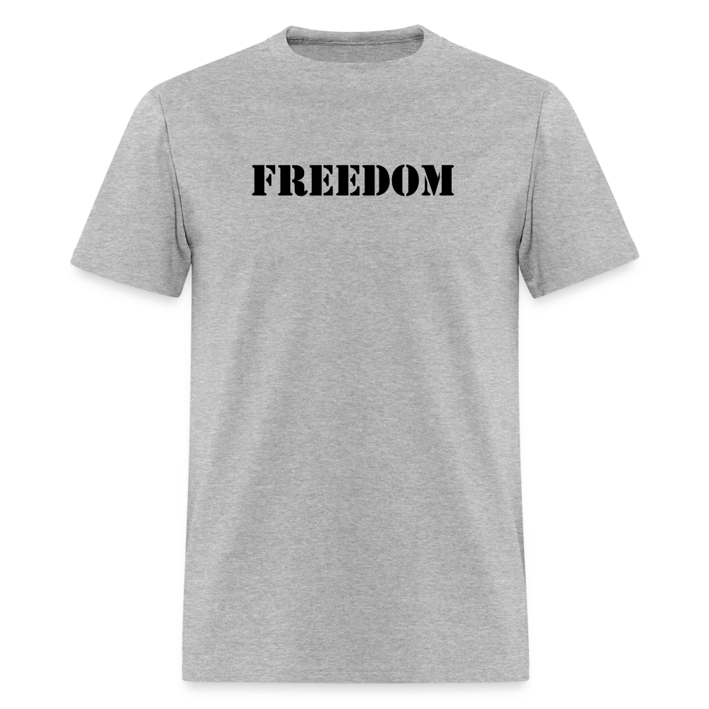 FREEDOM T-Shirt | GILDAN 5000 - heather gray