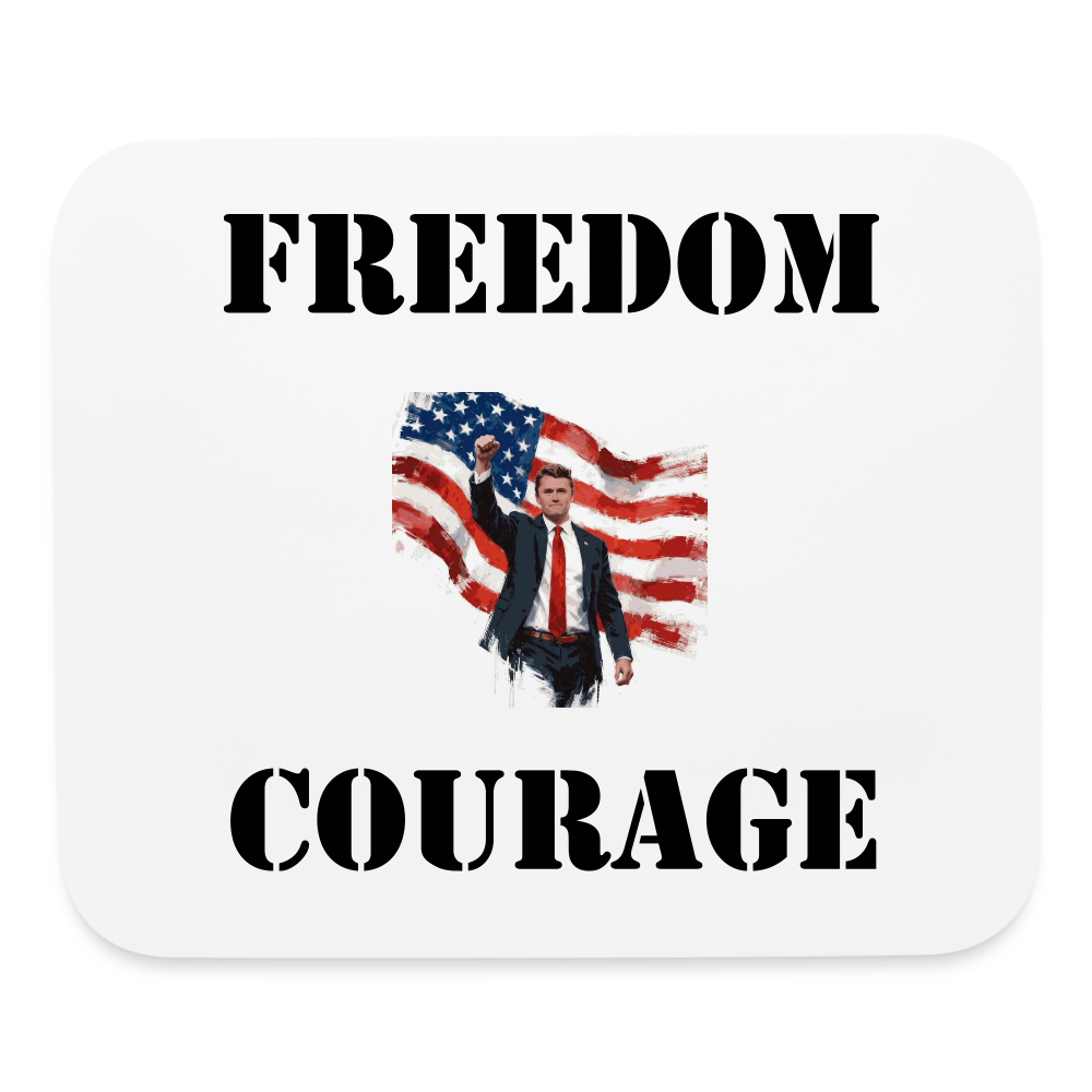 Freedom Mouse pad Horizontal - white