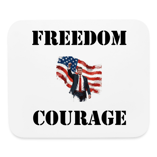 Freedom Mouse pad Horizontal - white