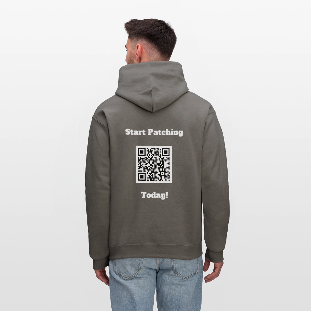 Are you into your health? - Men's Hoodie - asphalt gray