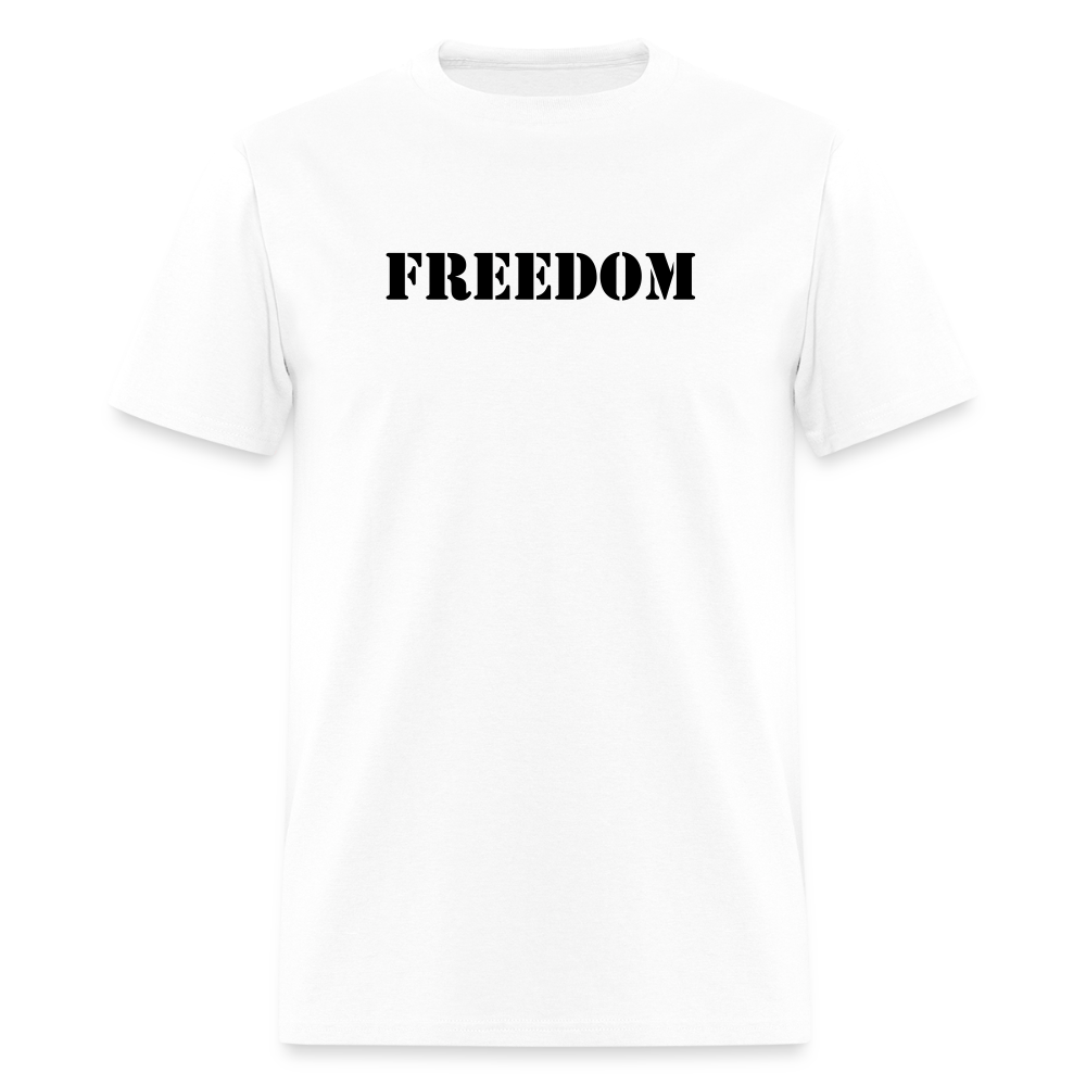 FREEDOM T-Shirt | GILDAN 5000 - white