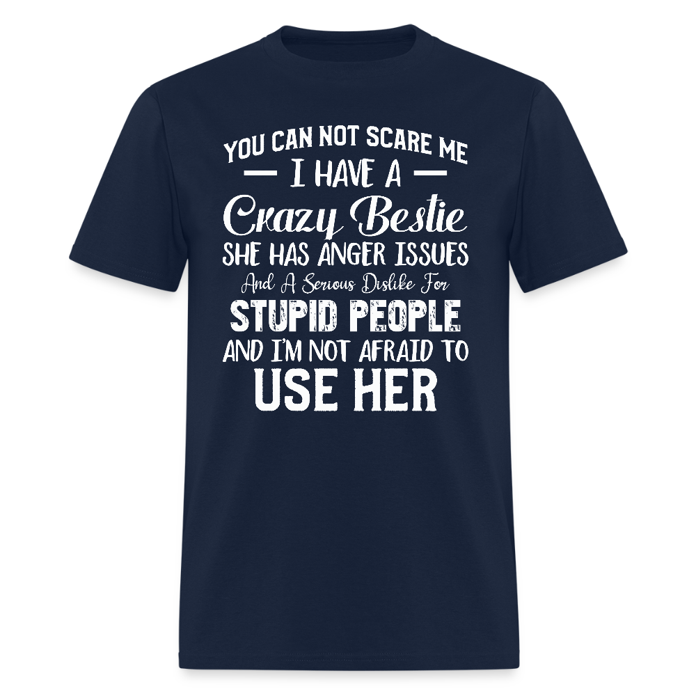 Crazy Bestie 3 T-Shirt - navy