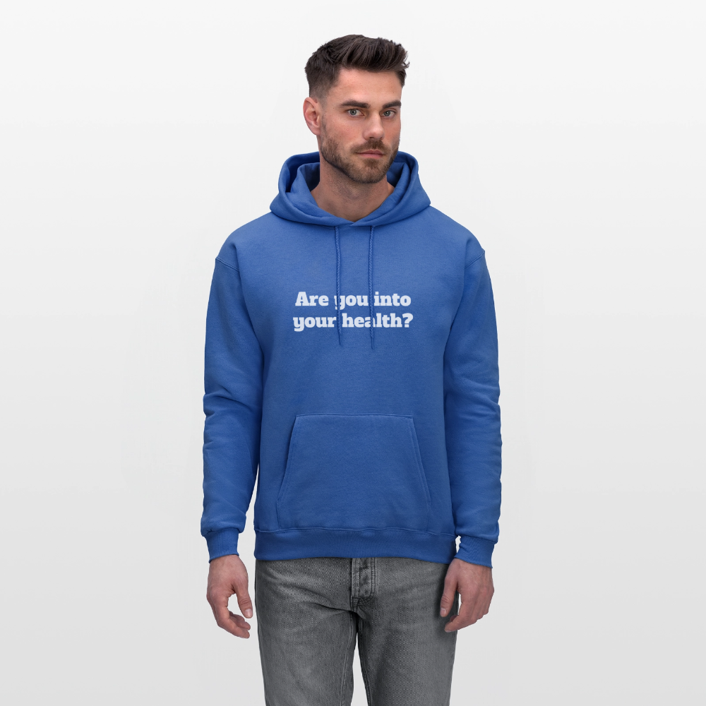 Are you into your health? - Men's Hoodie - royal blue