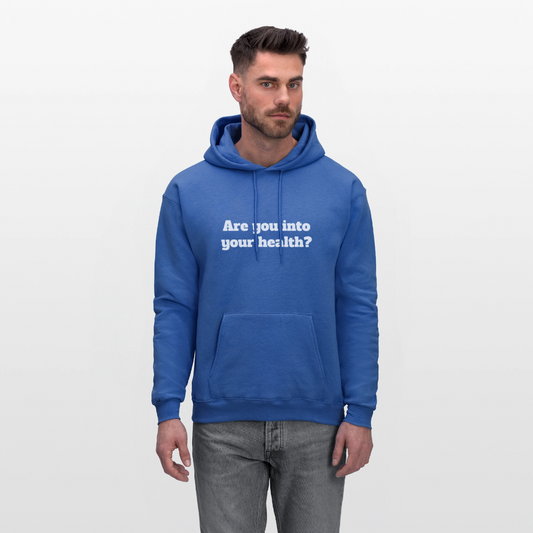 Are you into your health? - Men's Hoodie - royal blue