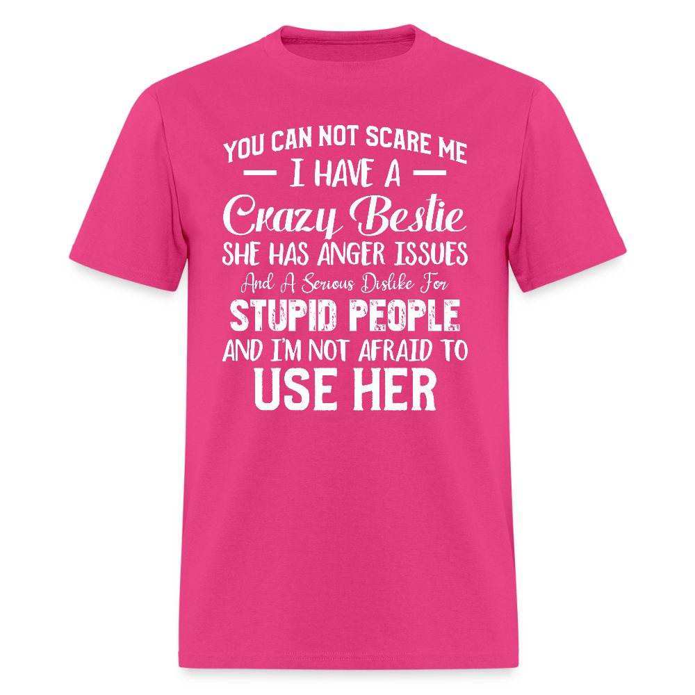 Crazy Bestie 3 T-Shirt - fuchsia