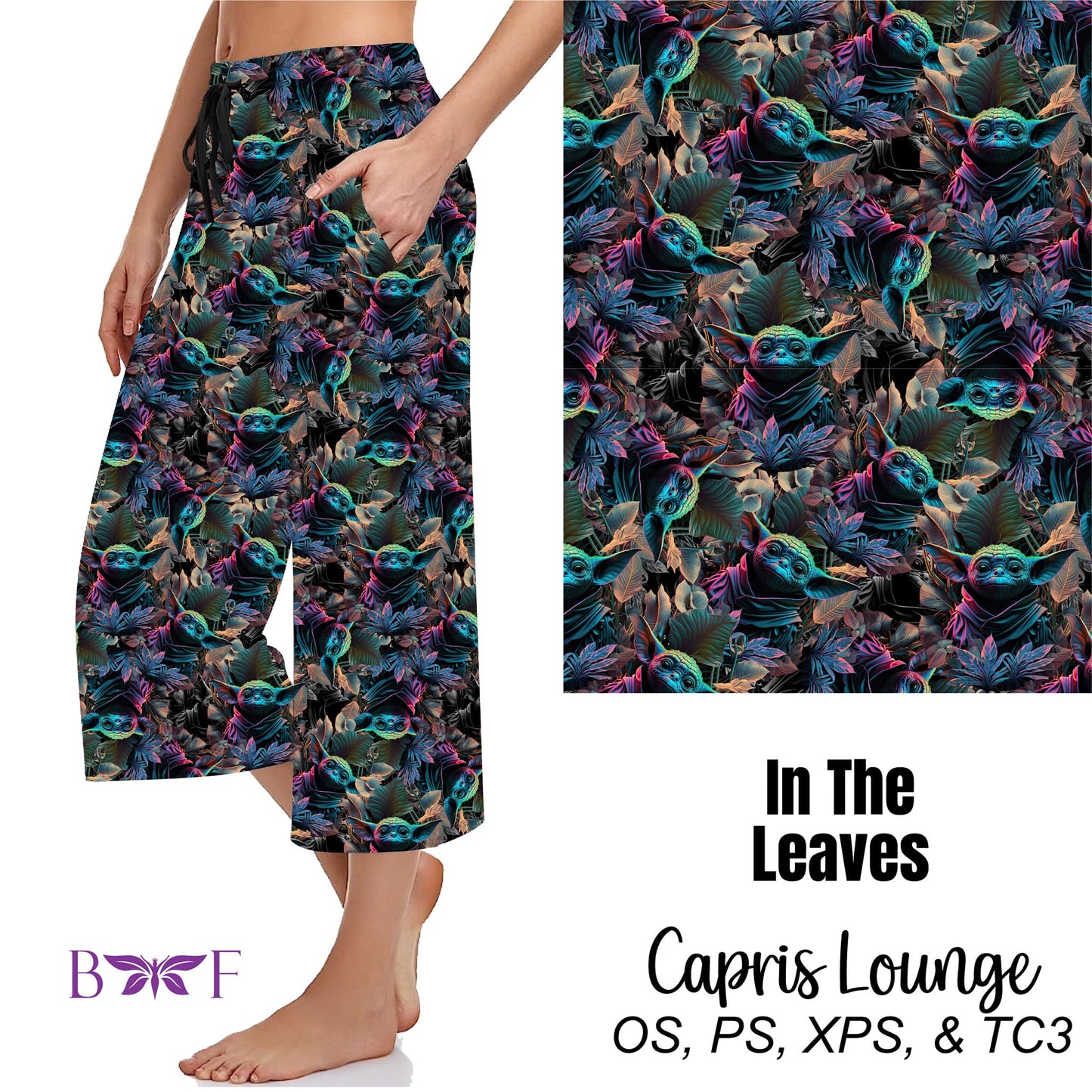 In The Leaves Capris, Capri Jogger