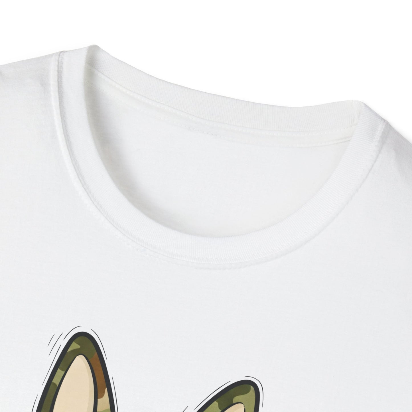 Egg Hunter Bunny T-Shirt — Camouflage Rabbit Graphic Tee for Easter